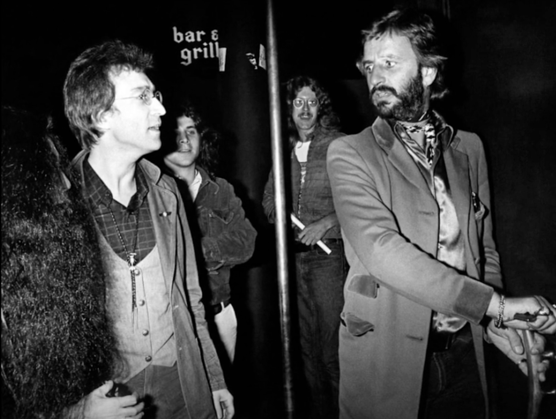 Ringo Starr and John Lennon 